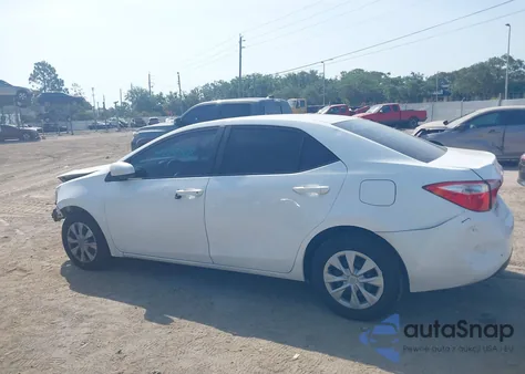 2016 Toyota Corolla L z USA, uszkodzony, nr VIN 2T1BURHE4GC638320